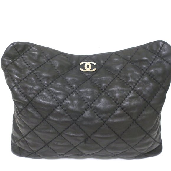 CHANEL 2013 ULTIMATE STITCH HOBO BLACK QUILTED LEATHER LARGE SHOULDER BAG - Picture 2 of 15